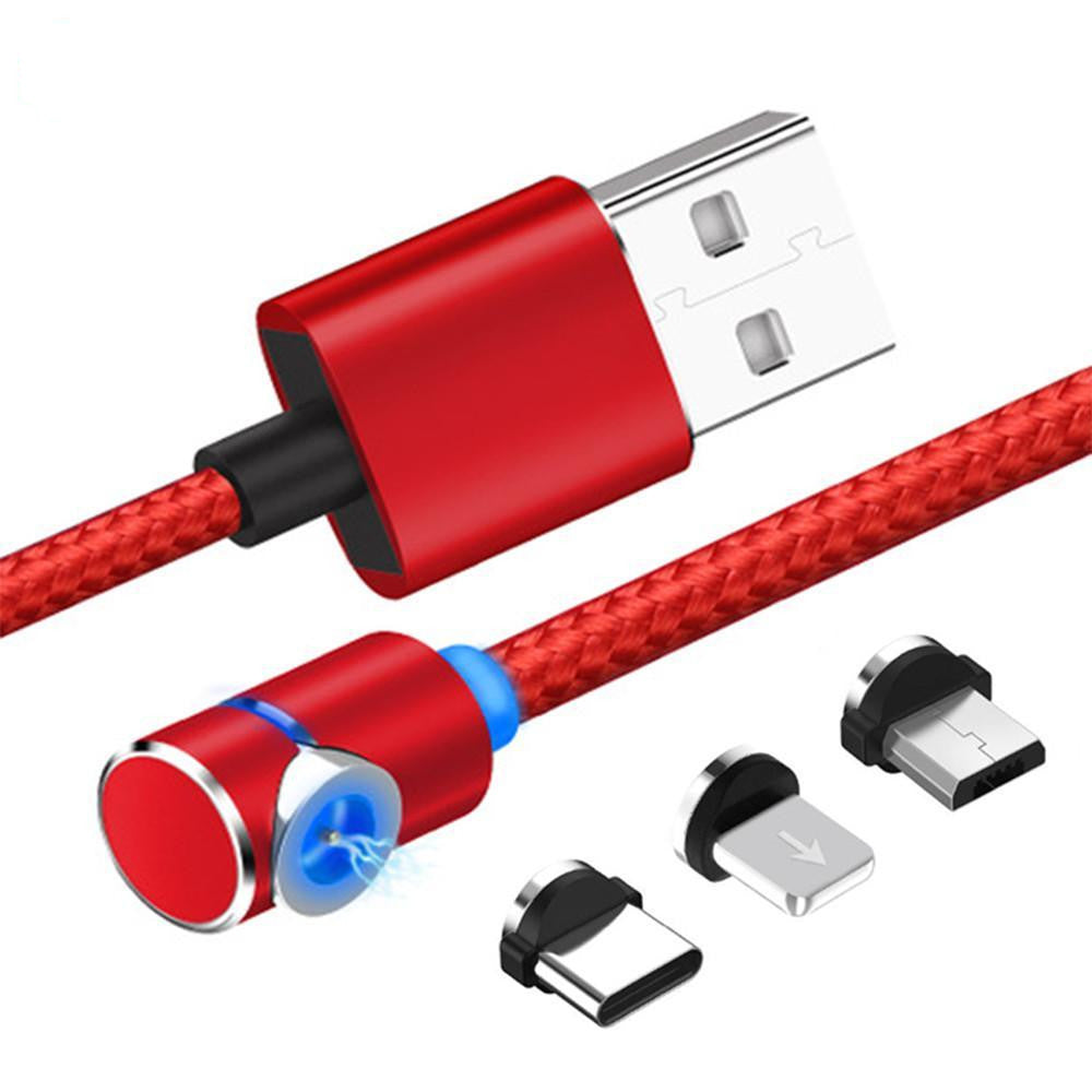 3 In 1 Magnetic Usb Charging Cable With Led Light | zavevo