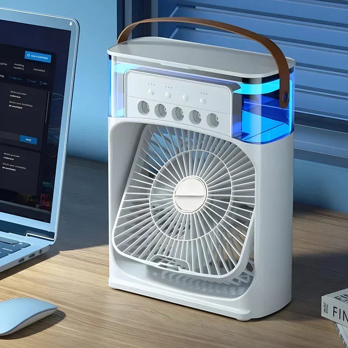 3-in-1 Fan with 7-Color LED Light - BreezeMaster Pro | zavevo