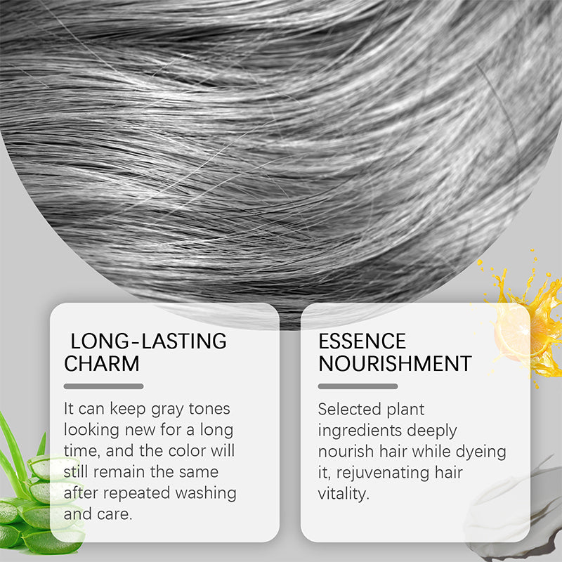 zavevo | 2-in-1 Natural Essence Extract Silver Hair Dye