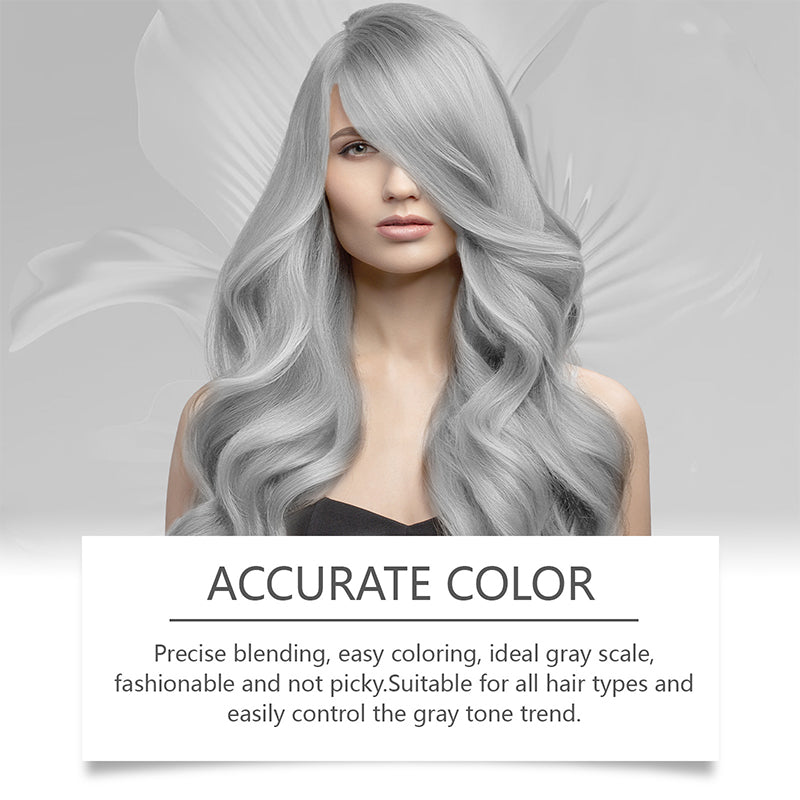 zavevo | 2-in-1 Natural Essence Extract Silver Hair Dye