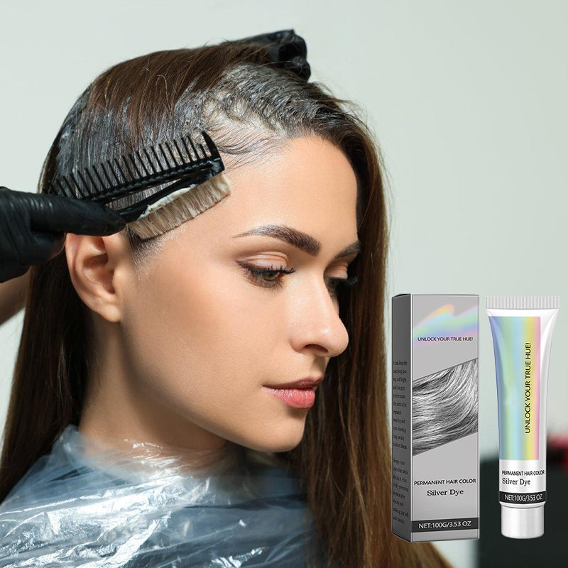 zavevo | 2-in-1 Natural Essence Extract Silver Hair Dye
