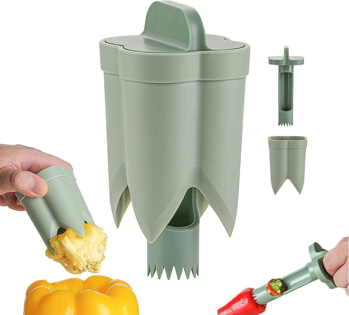 2-In-1 Fruit Pepper Corer | zavevo