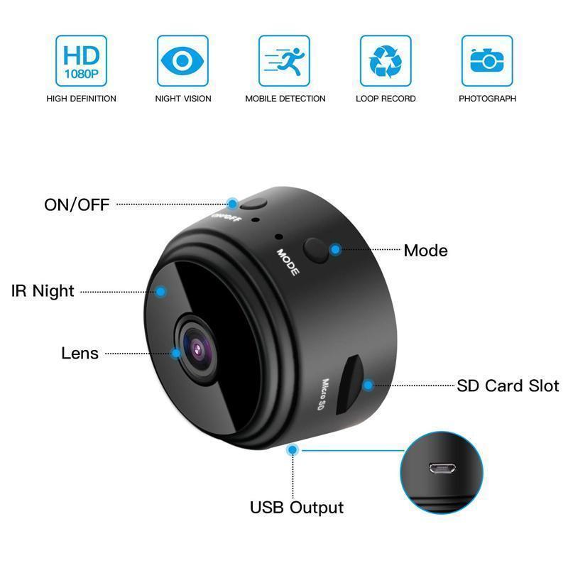 1080p Magnetic WiFi Mini Camera-RV Motorhome Rear View Camera zavevo