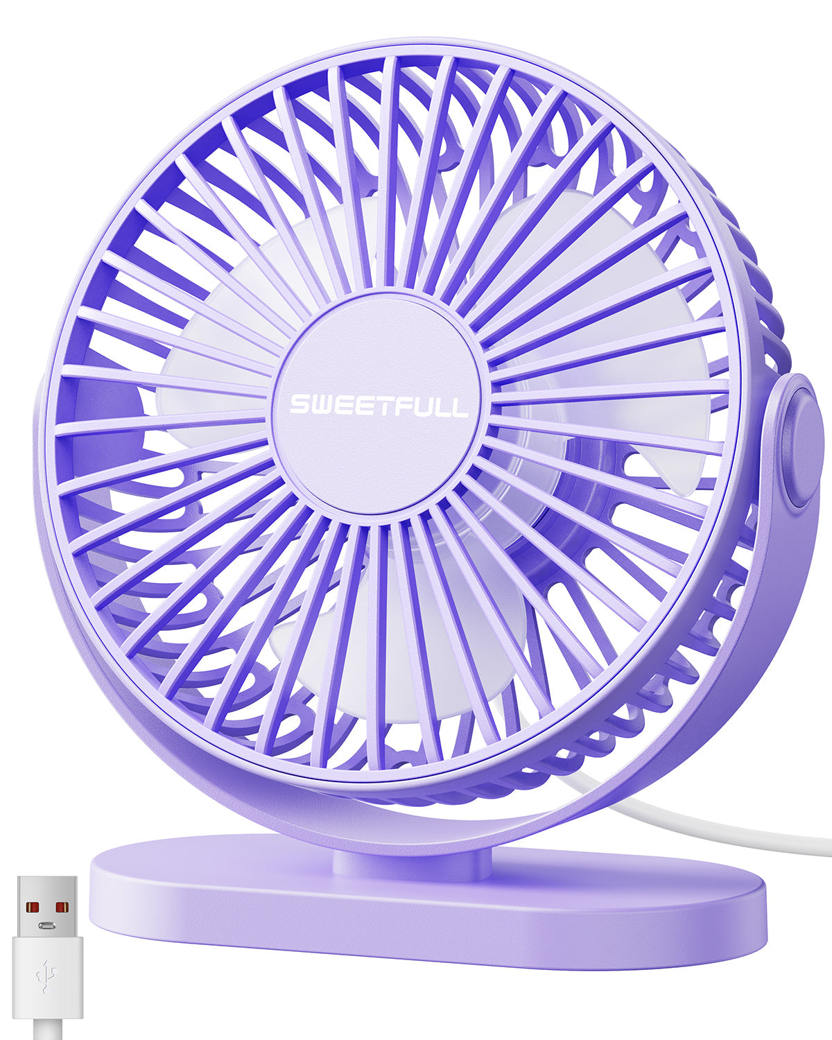 2-in-1 Hook & Desk Fan - 3-Speed with 360° Rotation | zavevo