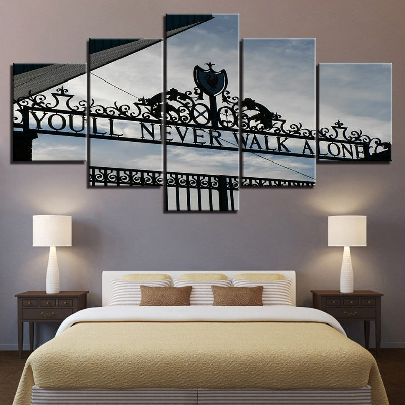 "You'll Never Walk Alone Again" 5 Piece - Canvas Wall Art Painting | zavevo