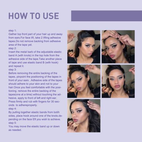 Waterproof Invisible Face Lift Tape