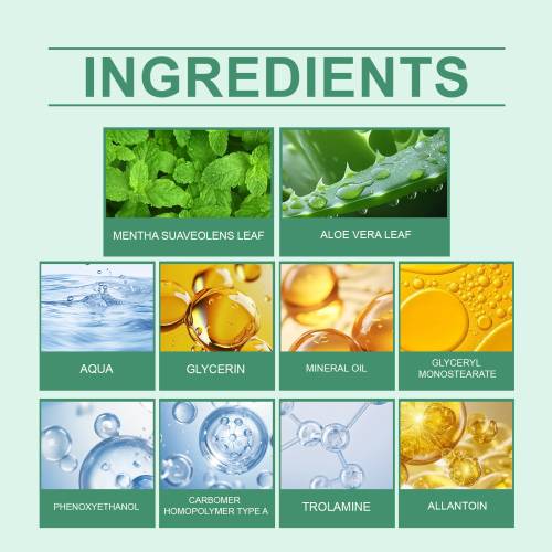 Mint & Aloe Body Moisturizing Cream, Refreshing