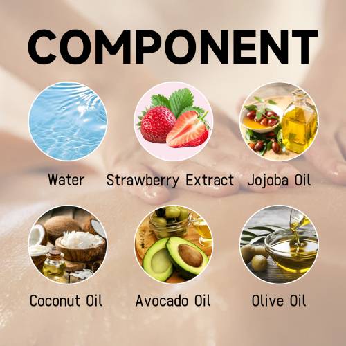 Strawberry & Coconut Body Massage Oil