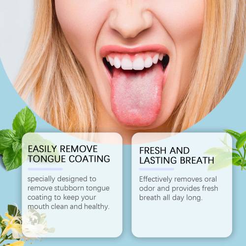 Tongue Cleaning Set with Tea & Honey