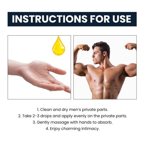 Men's Castor Body Massage Oil