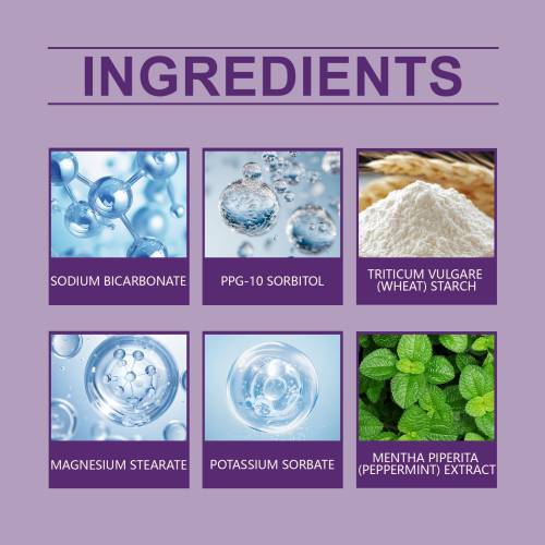 Purple Tooth Cleaning Powder
