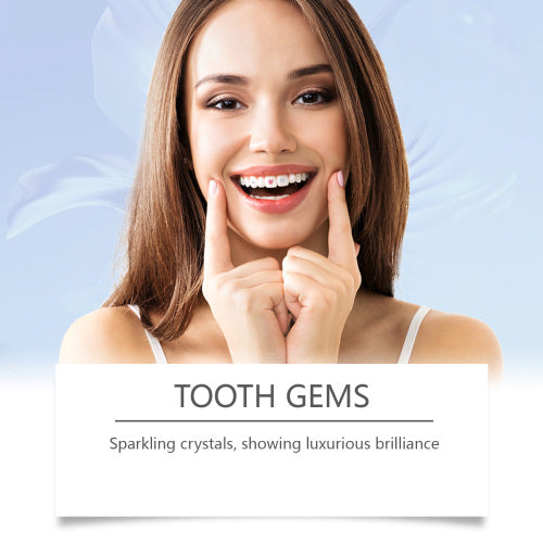 Crystal Tooth Gem Stickers