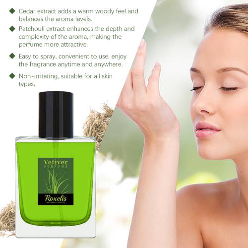 Vetiver Perfume with Lemon & Cedar