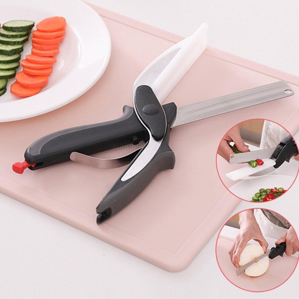2 in 1 Kitchen Scissors & Board | zavevo