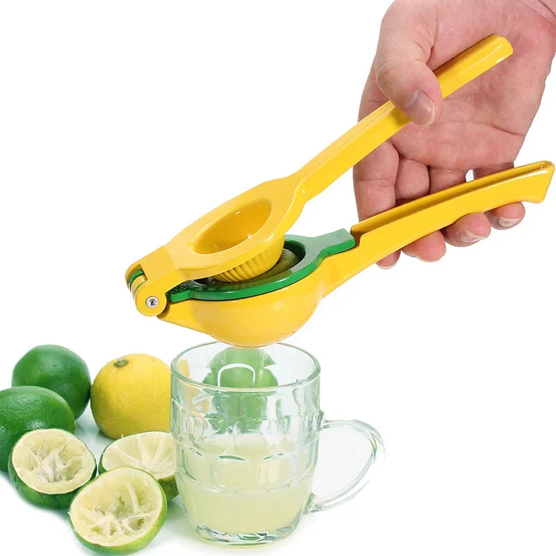 2-In-1 Aluminum Lemon Lime Squeezer and Hand Manual Citrus Juicer | zavevo