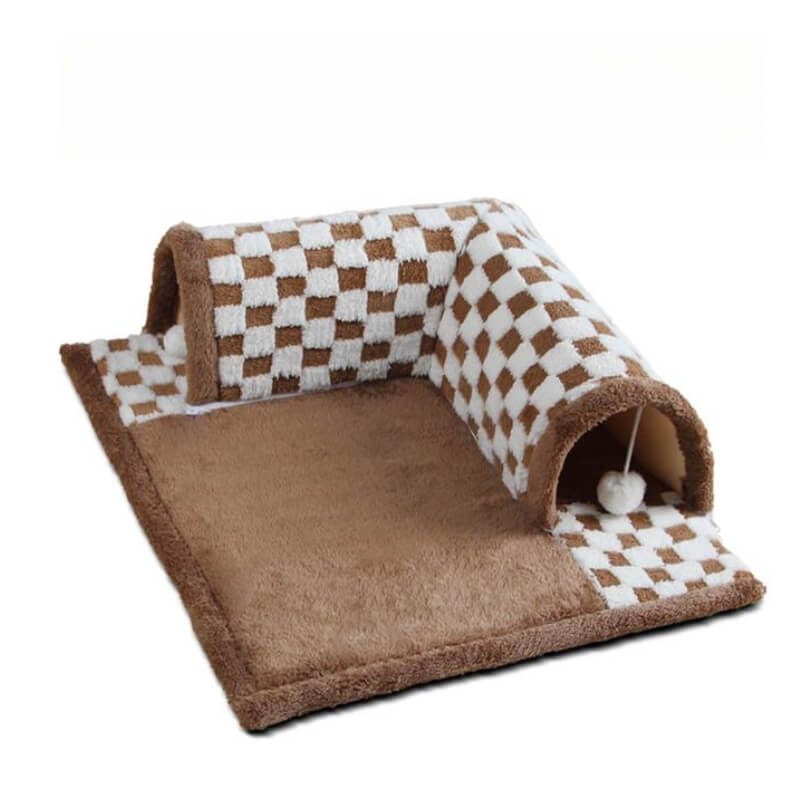 2-in-1 Cat Tunnel Bed - FurryFun zavevo