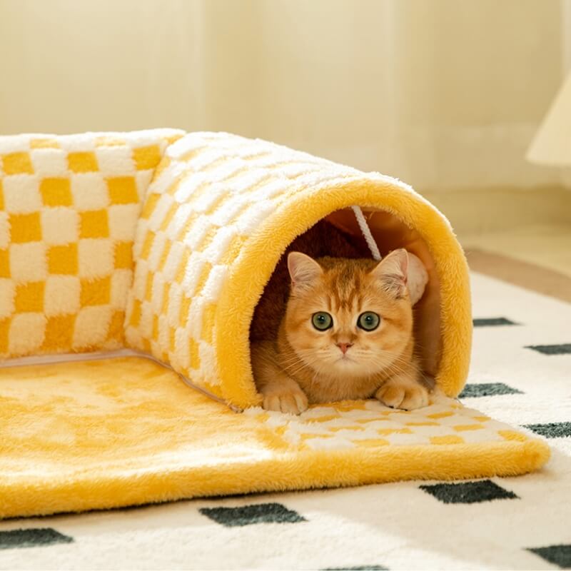 2-in-1 Cat Tunnel Bed - FurryFun zavevo