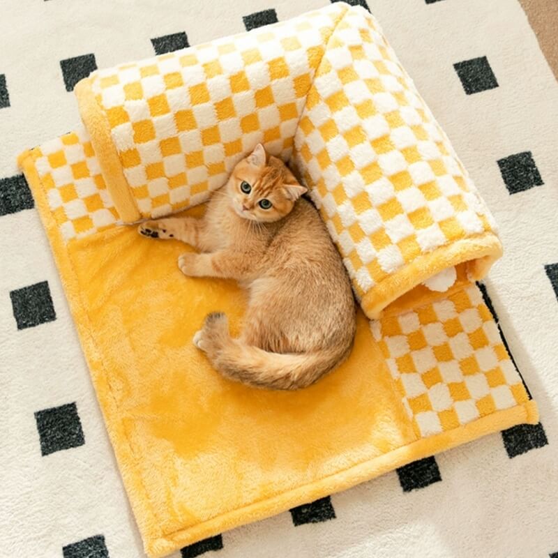 2-in-1 Cat Tunnel Bed - FurryFun zavevo