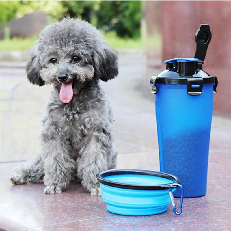 2-in-1 Travel Cup with Feeding Bowl - PawBuddy zavevo