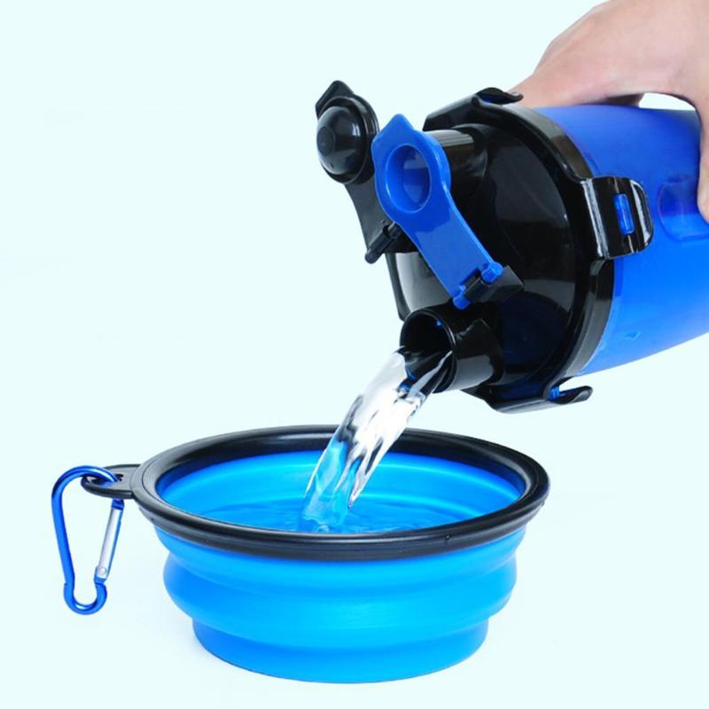 2-in-1 Travel Cup with Feeding Bowl - PawBuddy zavevo