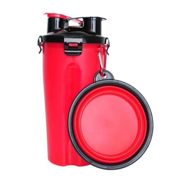 2-in-1 Travel Cup with Feeding Bowl - PawBuddy zavevo