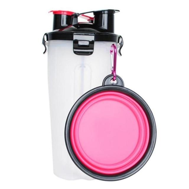 2-in-1 Travel Cup with Feeding Bowl - PawBuddy zavevo