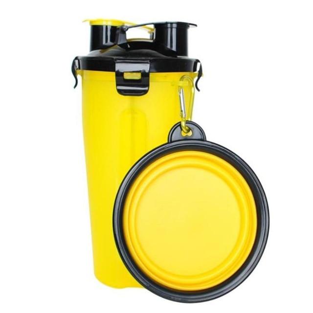 2-in-1 Travel Cup with Feeding Bowl - PawBuddy zavevo
