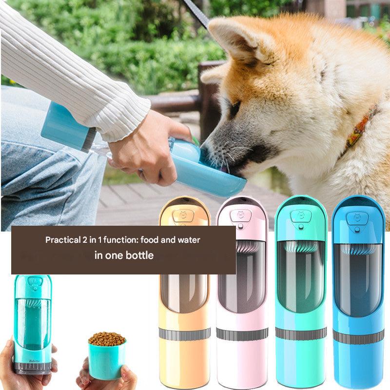 2-in-1 Travel Food and Water Bottle - PawBuddy zavevo