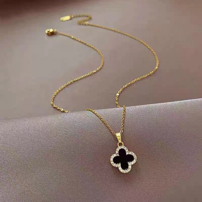 Double Sided Clover Necklace