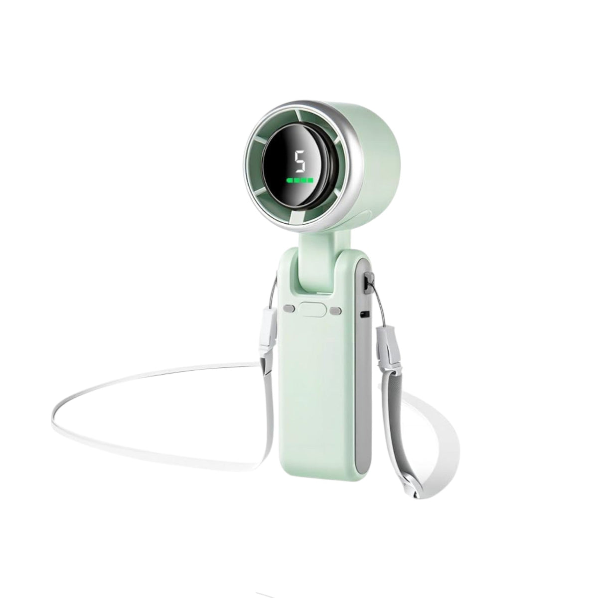 3-in-1 Mini Handheld Turbo Fan – Desk, Neck & Portable Cooling Fan (Rechargeable) | zavevo