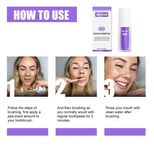 V34 Color Corrector Toothpaste