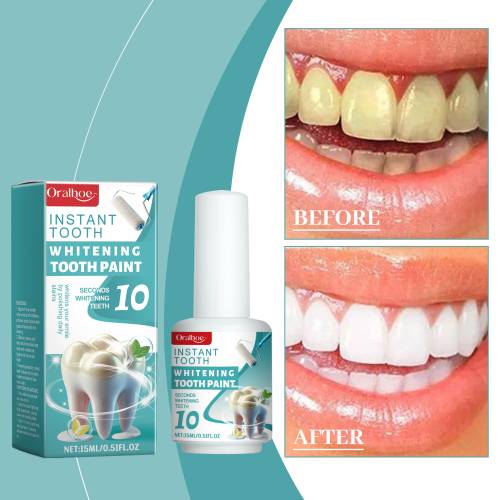 Smoker's Tooth Stain Cleaning Paint
