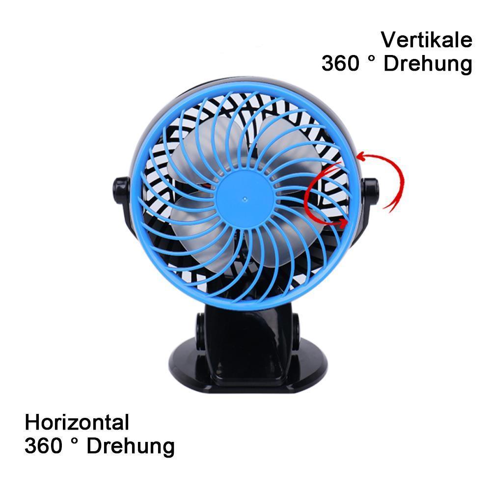 360 ° Portable & Rechargeable Lithium-Ion Fan | zavevo