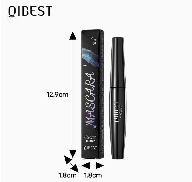 Glitter Mascara, Sparkle Top Coat for Lashes, Waterproof