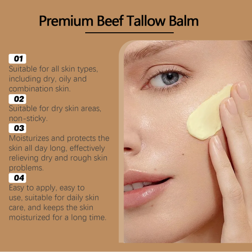 Tallow Moisturizing Cream for Dry, Rough Skin