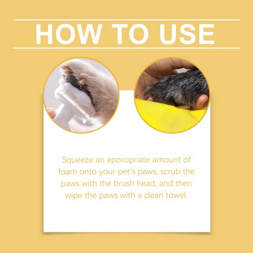 Nourishing Pet Paw Foam