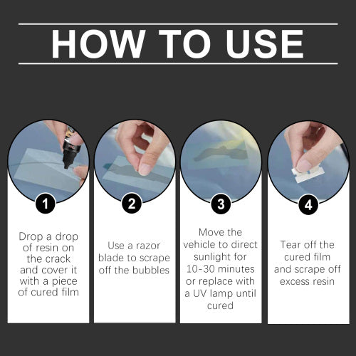 Windshield Crack Repair Solution