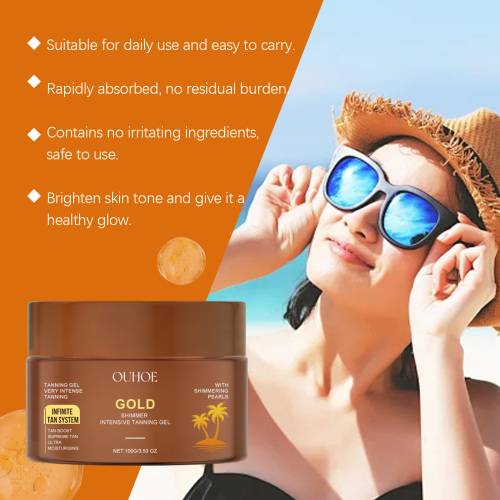 Golden Glow Bronzing Gel with Aloe & Vitamin E