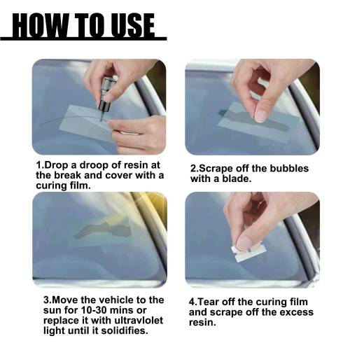 Windshield Crack Bonding Fluid