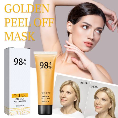 24K Gold Peel-Off Face Mask for Blackheads