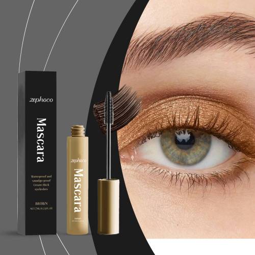 Brown Lengthening Mascara, Waterproof
