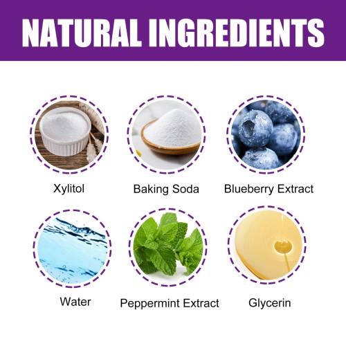 Color-Correcting Toothpaste with Blueberry