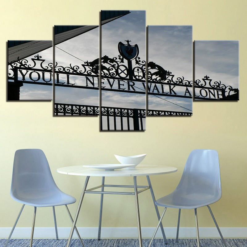 "You'll Never Walk Alone Again" 5 Piece - Canvas Wall Art Painting | zavevo