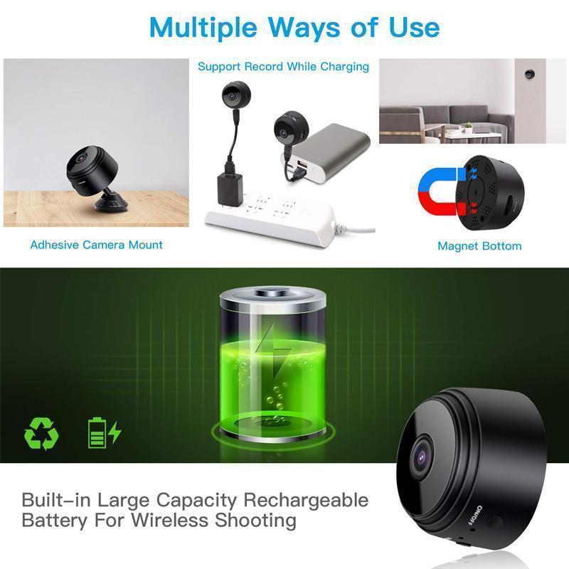 1080p Magnetic WiFi Mini Camera-RV Motorhome Rear View Camera zavevo