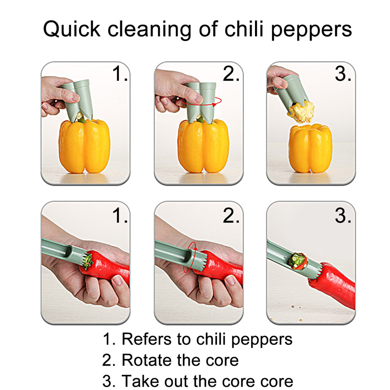 2-In-1 Fruit Pepper Corer | zavevo