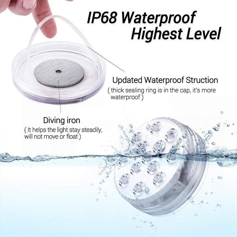 zavevo | Remote Control Waterproof Magnetic Suction Cup LED Light