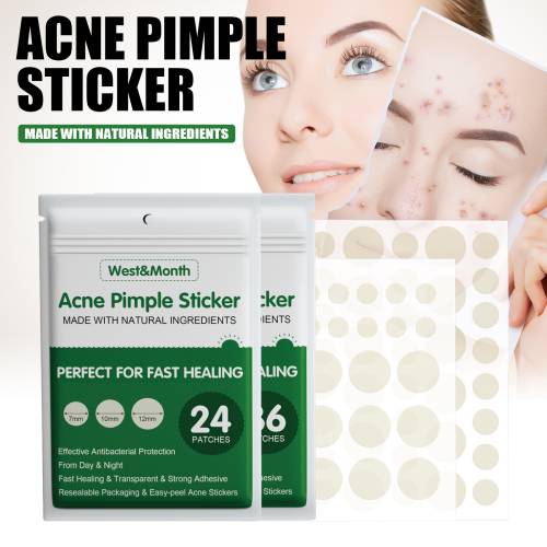 Hydrocolloid Pimple Patches, 24 Pieces