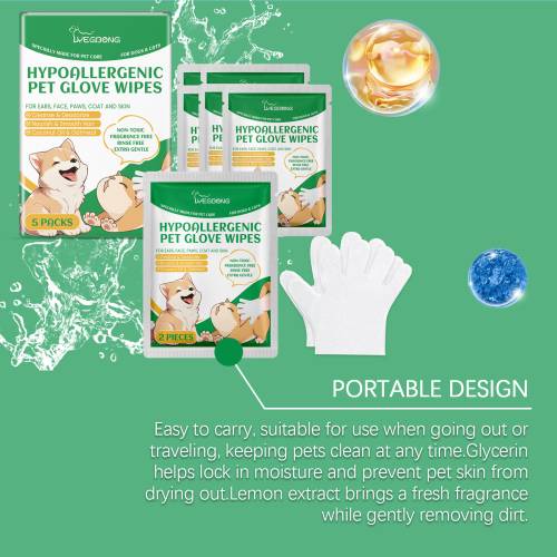 Pet Disposable Grooming Gloves