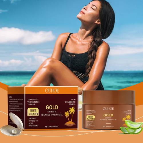 Golden Glow Bronzing Gel with Aloe & Vitamin E