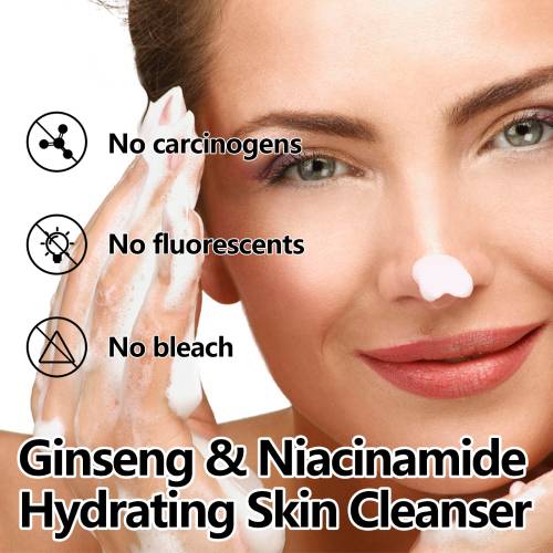 Ginseng Foam Face Cleanser with Niacinamide